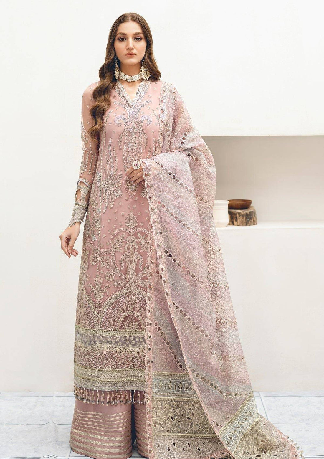 JAZMIN - Organza Pluchpink