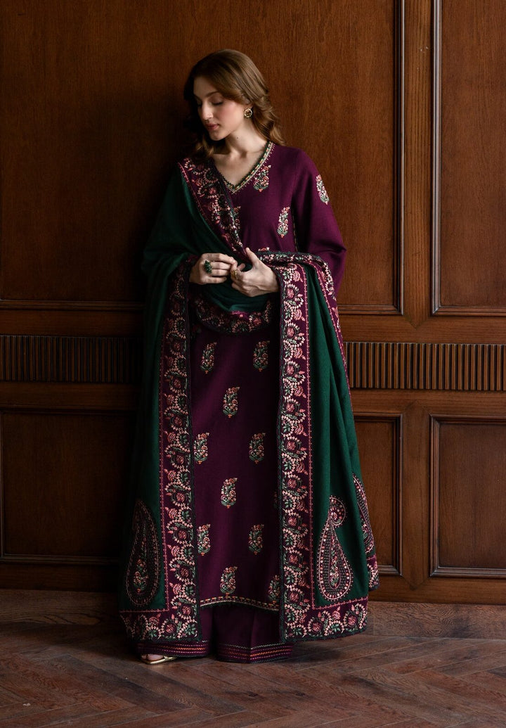 ZAIB - Burgundy Plum Cotton