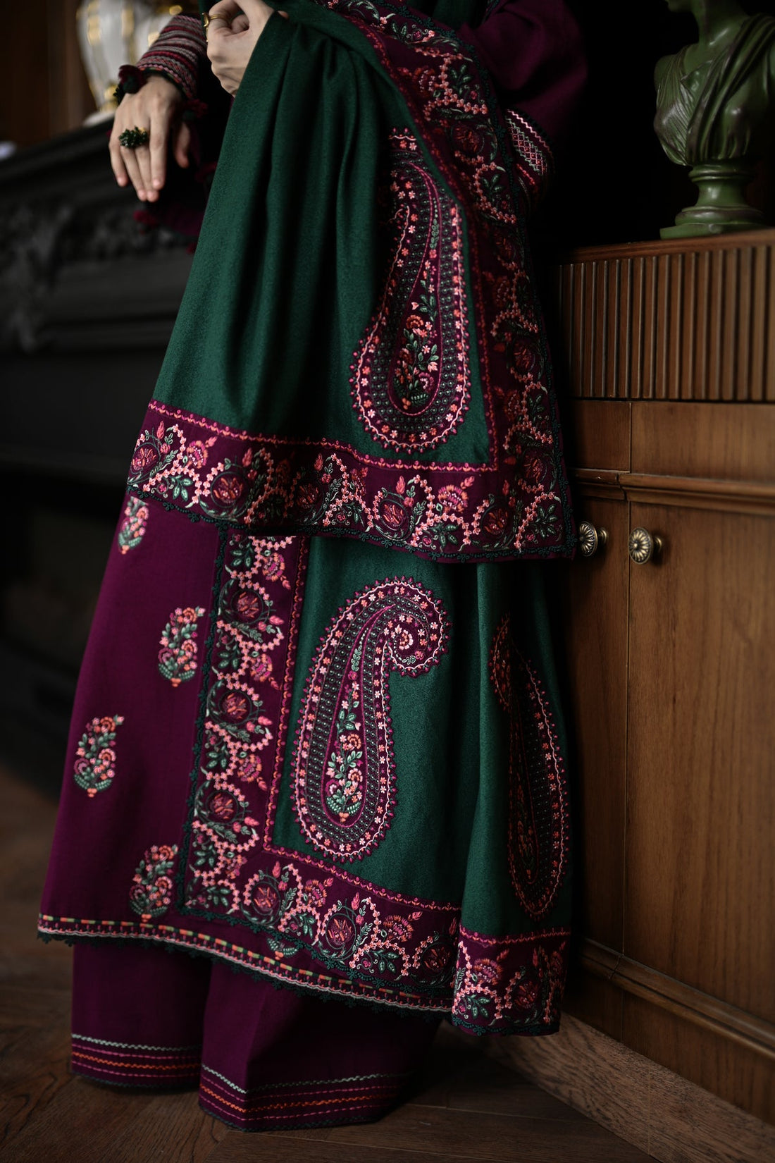 ZAIB - Burgundy Plum Cotton