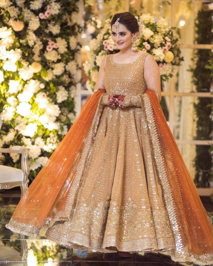 Aiman khan orange