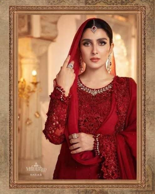 MB RED CUTWORK GARARA