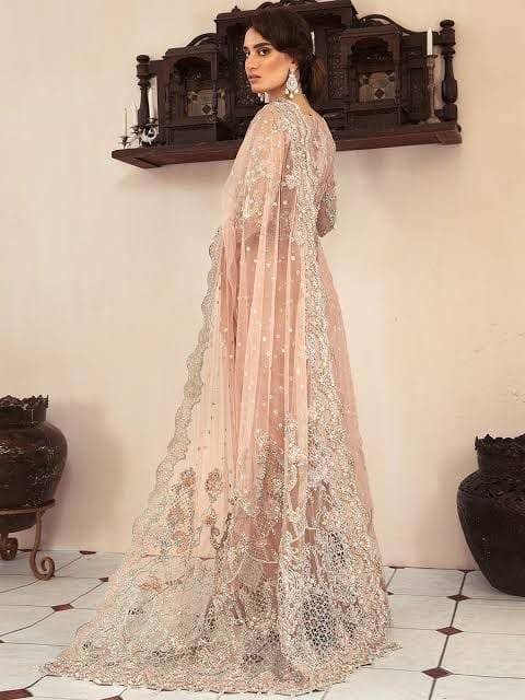 M.B SAREE (Peach)