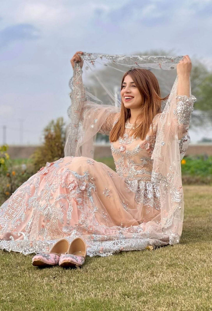 M.B COUTURE PEACH
