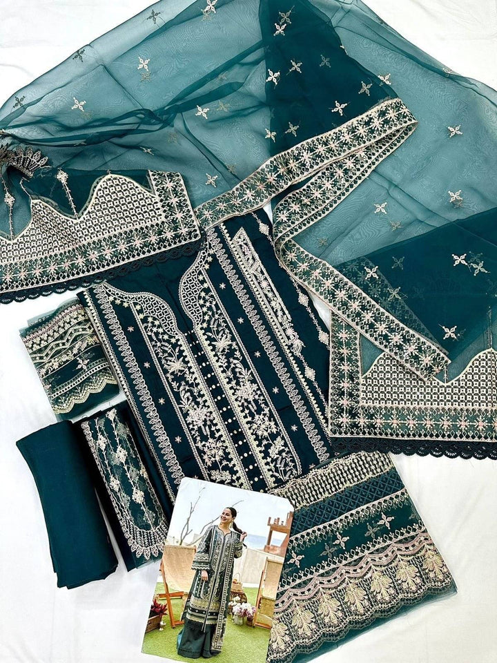QALAMKAR ساحل LUXURY LAWN "ZAHRA"