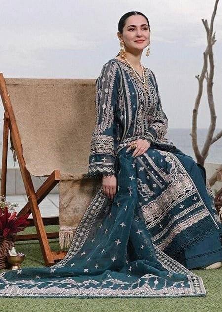 QALAMKAR ساحل LUXURY LAWN "ZAHRA"