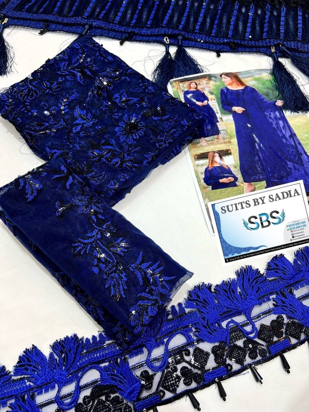 MERIUM HUSSAIN IN BLUE