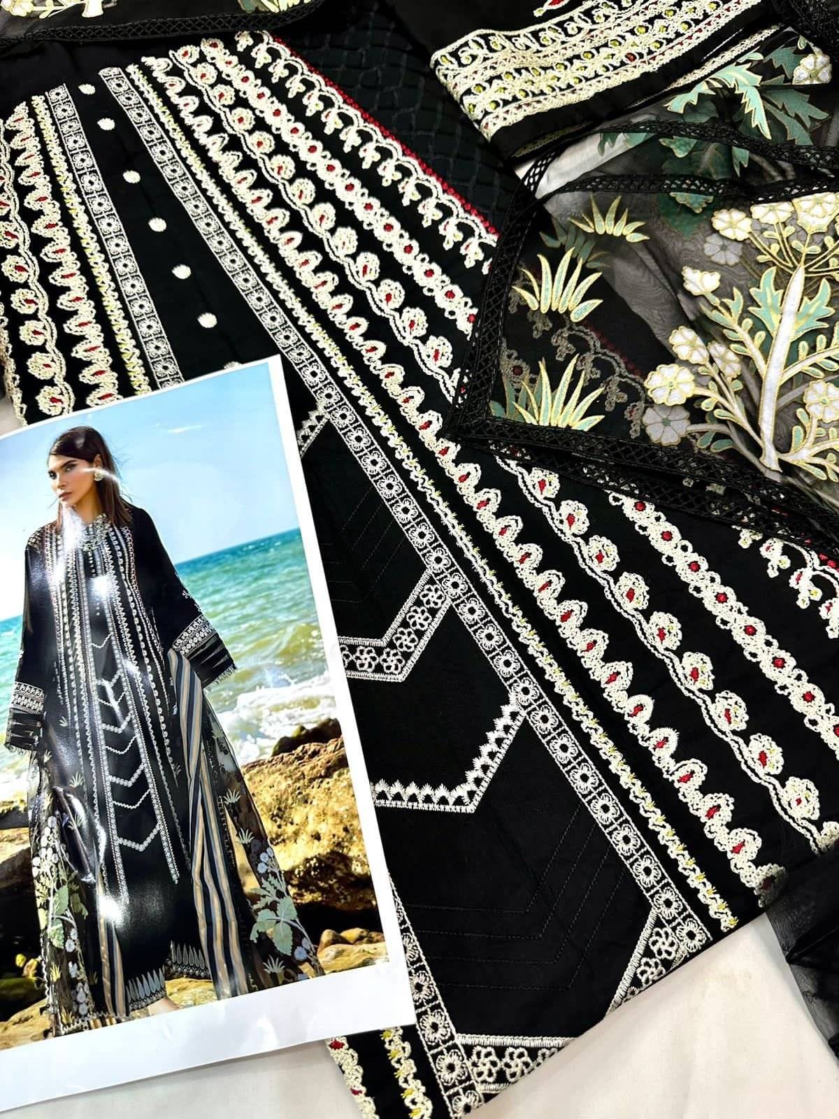 Crimson Luxury Lawn MARORI DREAMS
