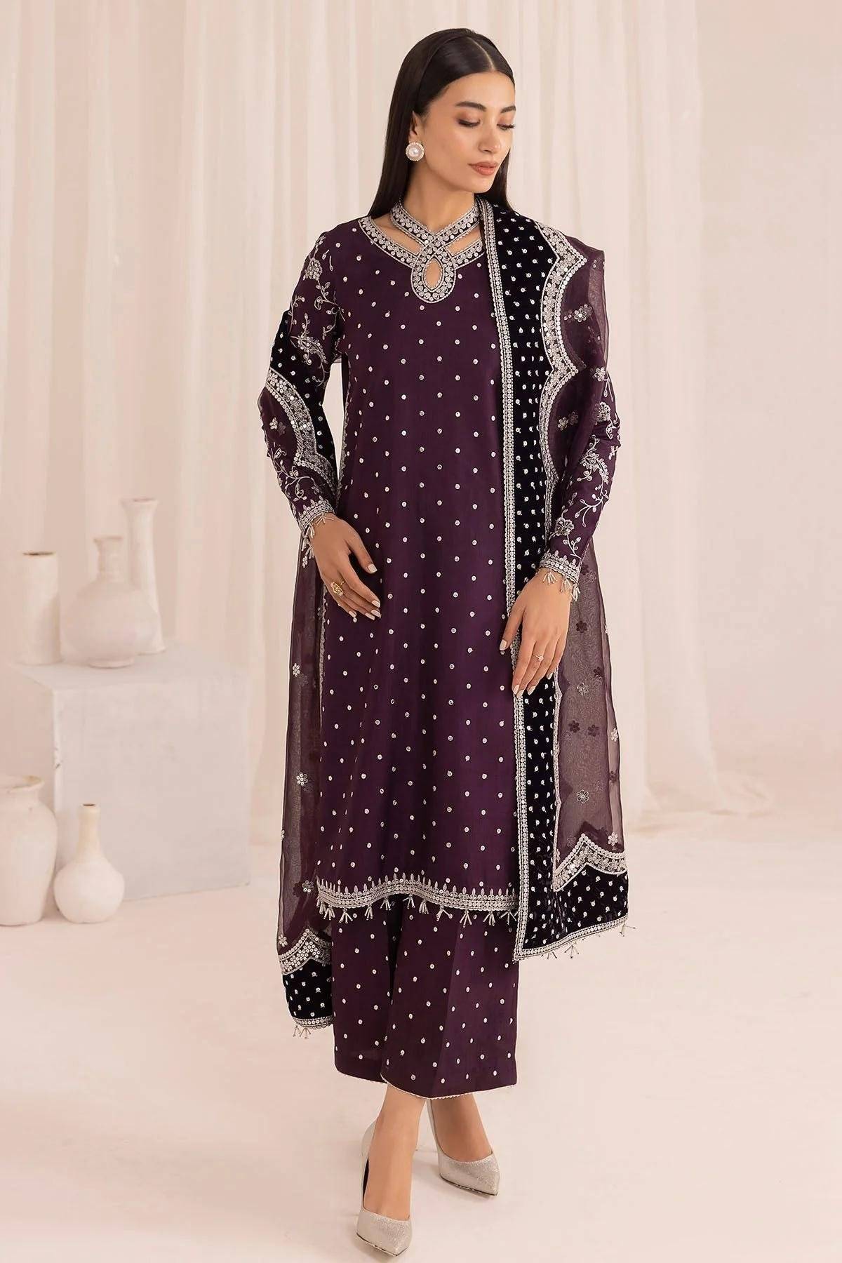 JAZMIN RAW SILK PLUM