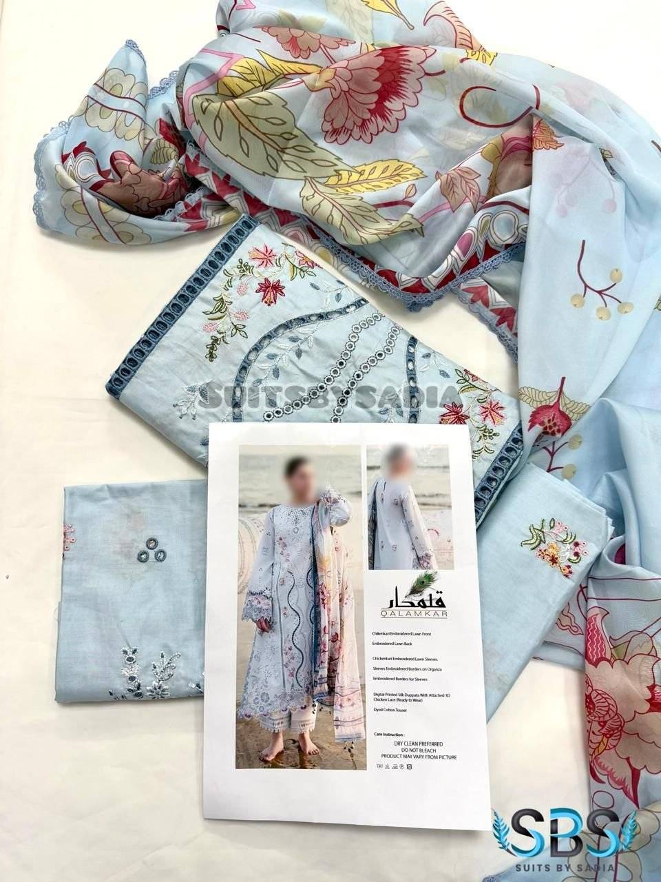 QALAMKAR BABY BLUES LAWN