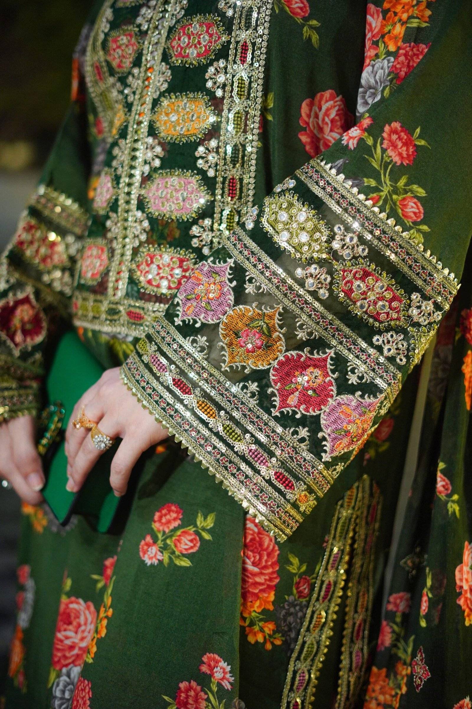 Aneela’s SILK - Hira mani green