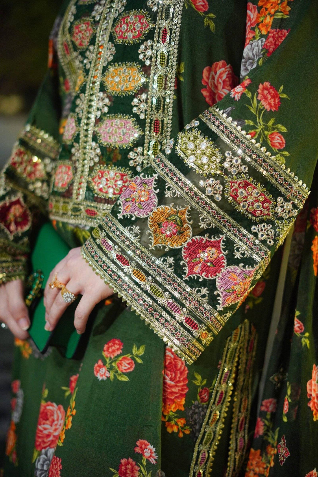 Aneela’s SILK - Hira mani green