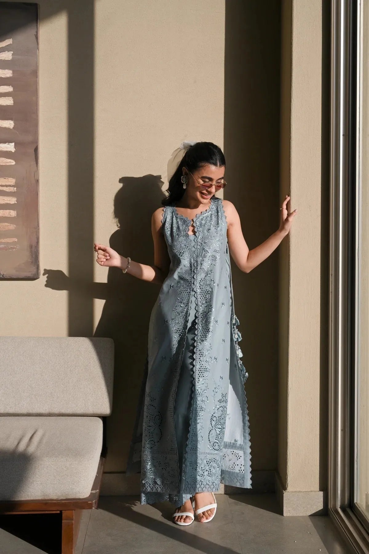 Zaib Lawn | ocean mist