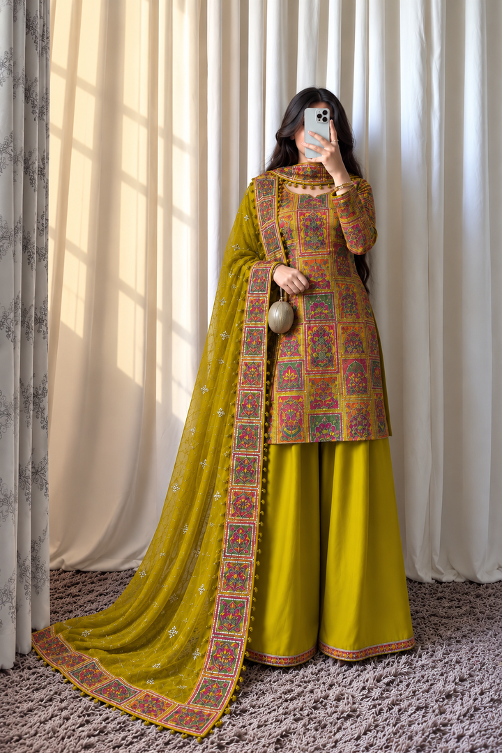 Dhani - Geometric Silk