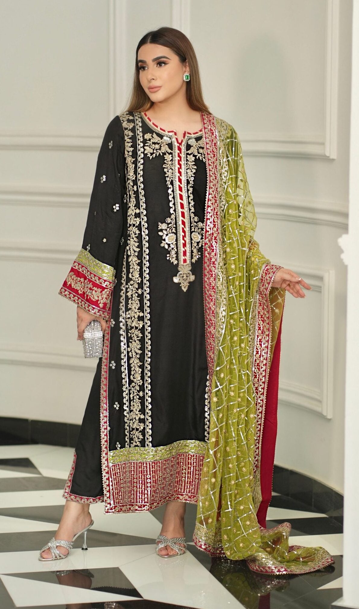 ANEELA’s Raw SILK - Persian
