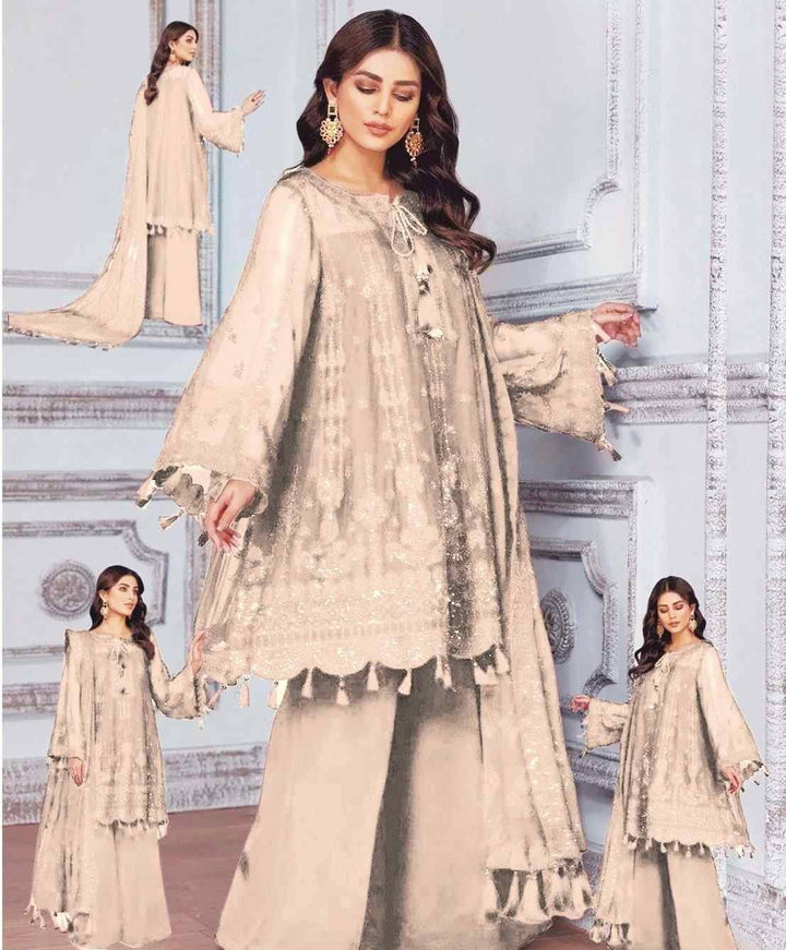 ALEEZY BEIGE - Chiffon Cream