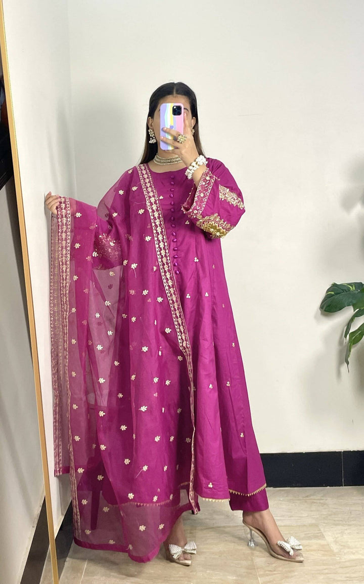 Magenta Frock Naylaa