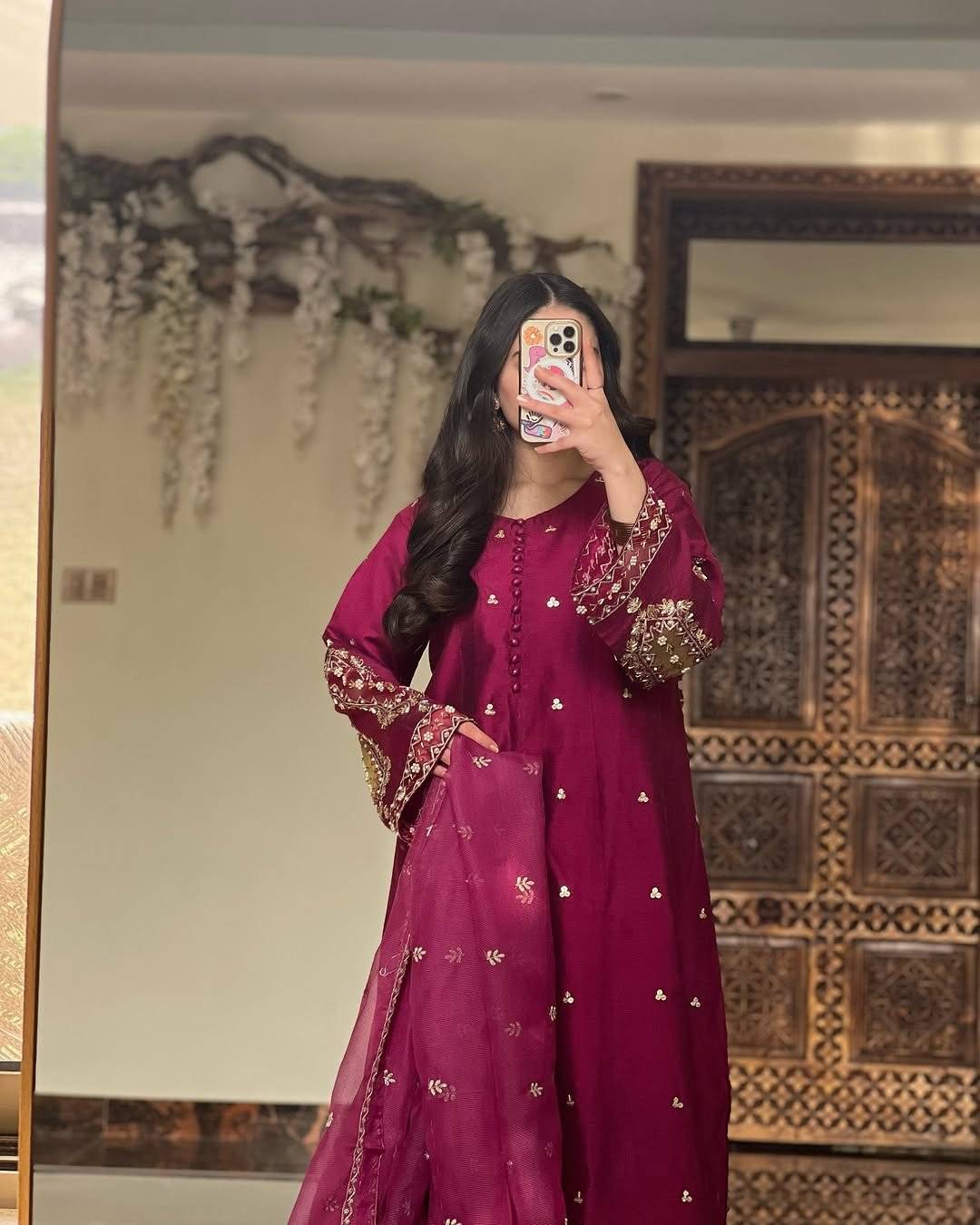 Margenda Raw Silk Ensemble