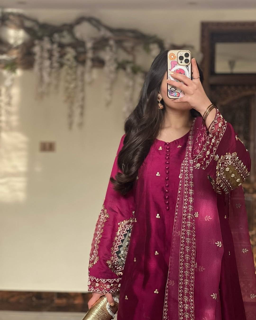 Margenda Raw Silk Ensemble