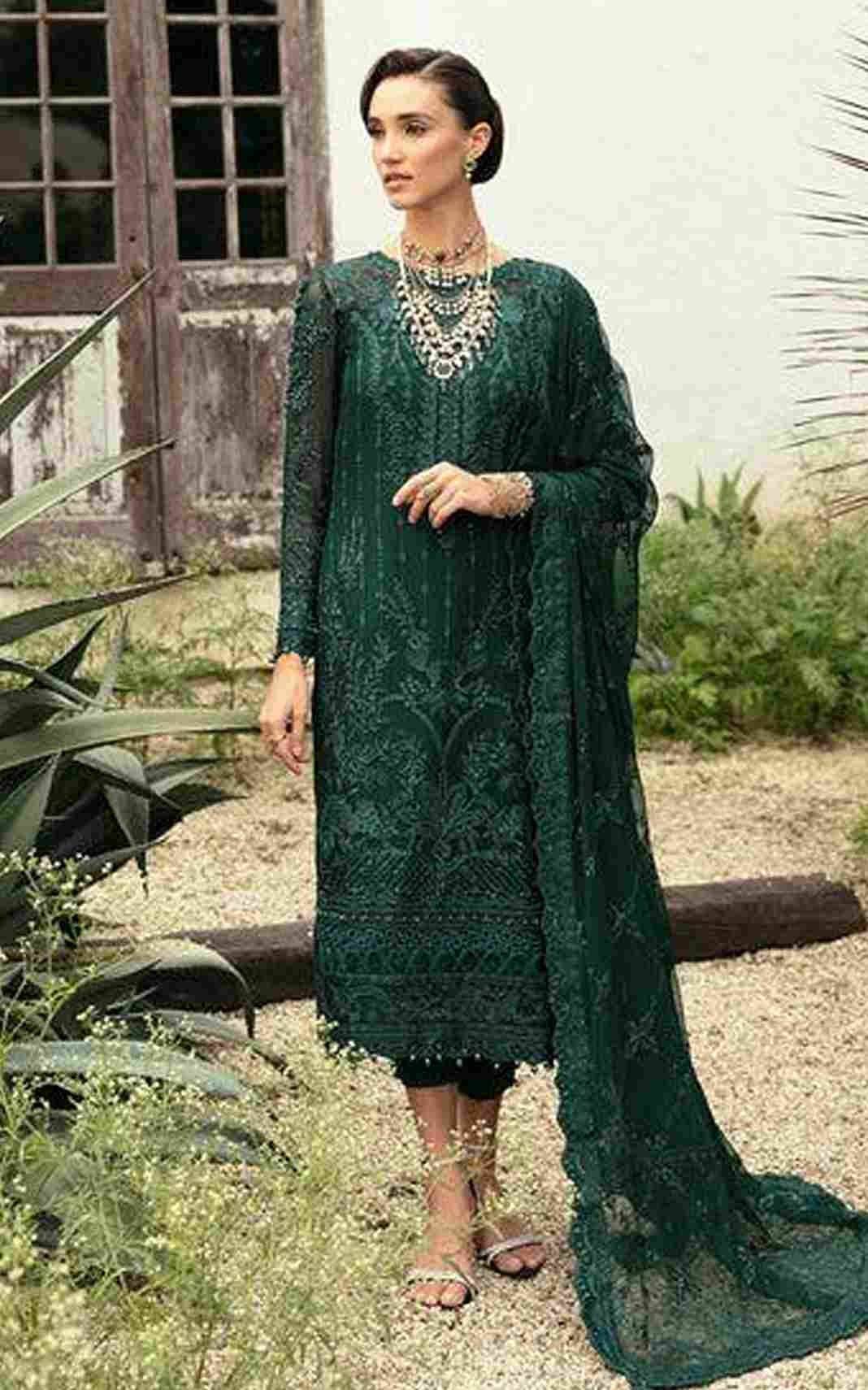 GULAL EMERALD CHIFFON SQUUASH