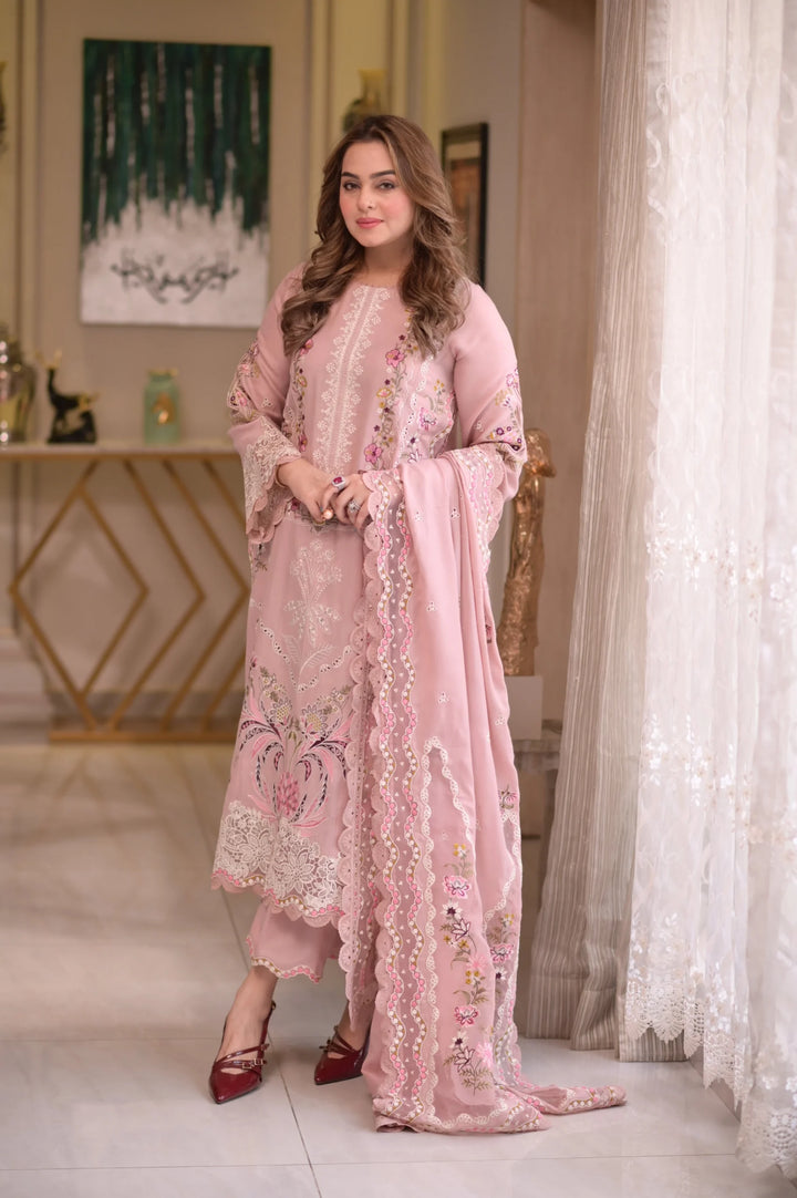 Aneela’s LAWN - blushy pink