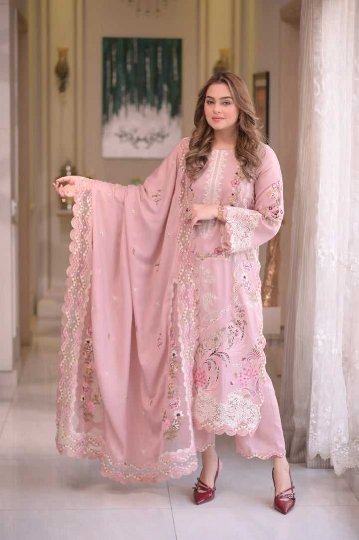 Aneela’s LAWN - blushy pink