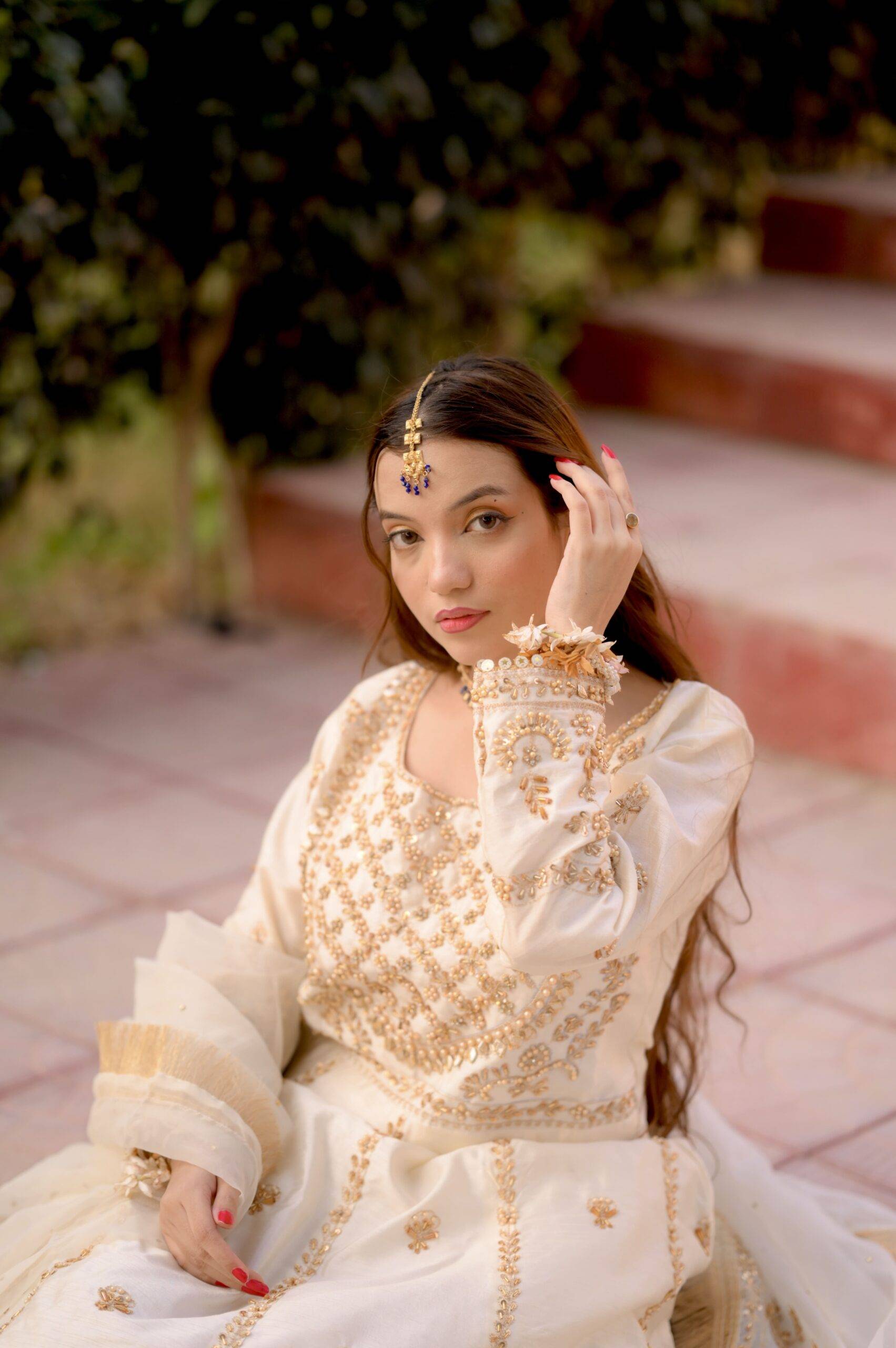 NIKKAH MAXI WITH POTLI