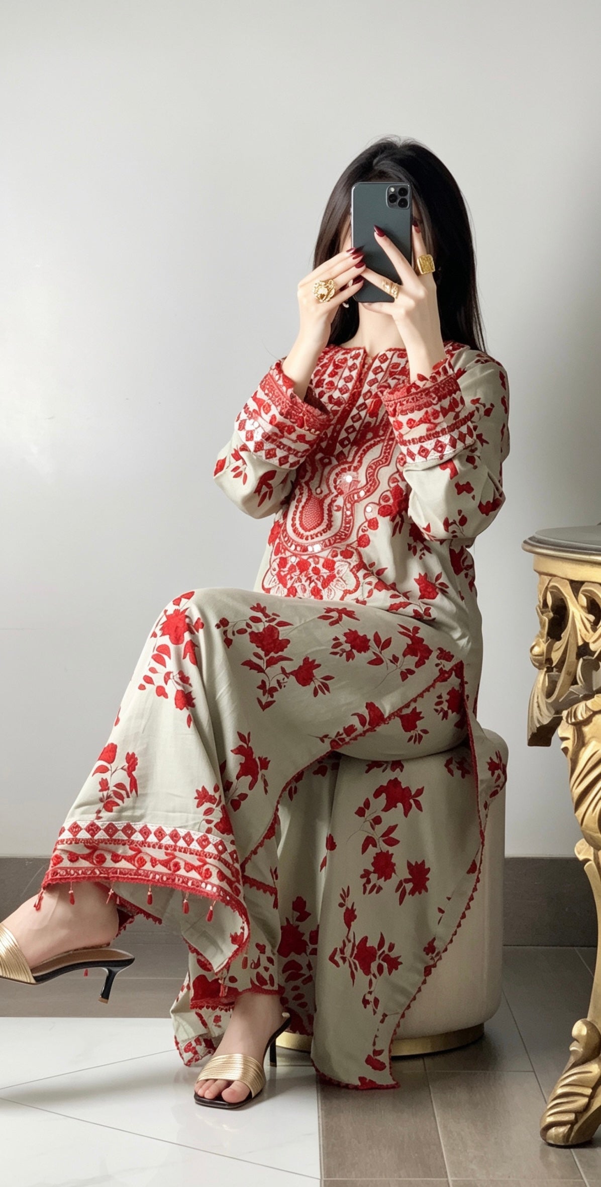 OFFWHITE CREAM LAWN
