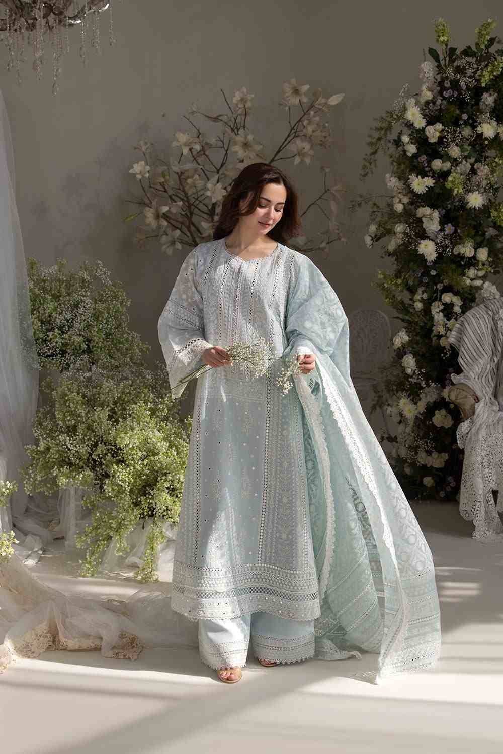 SOBIA NAZIR LAWN | SOFT SKY