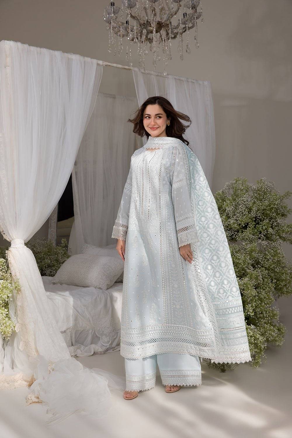 SOBIA NAZIR LAWN | SOFT SKY