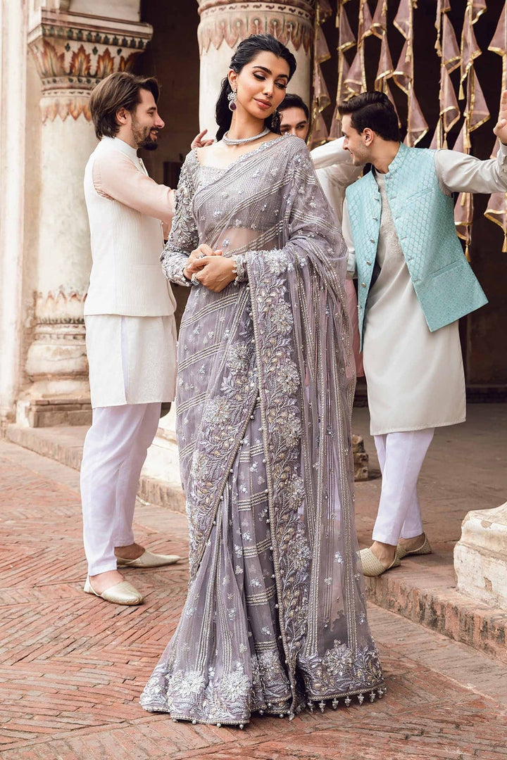 M.B Ifora SAREE - lilac