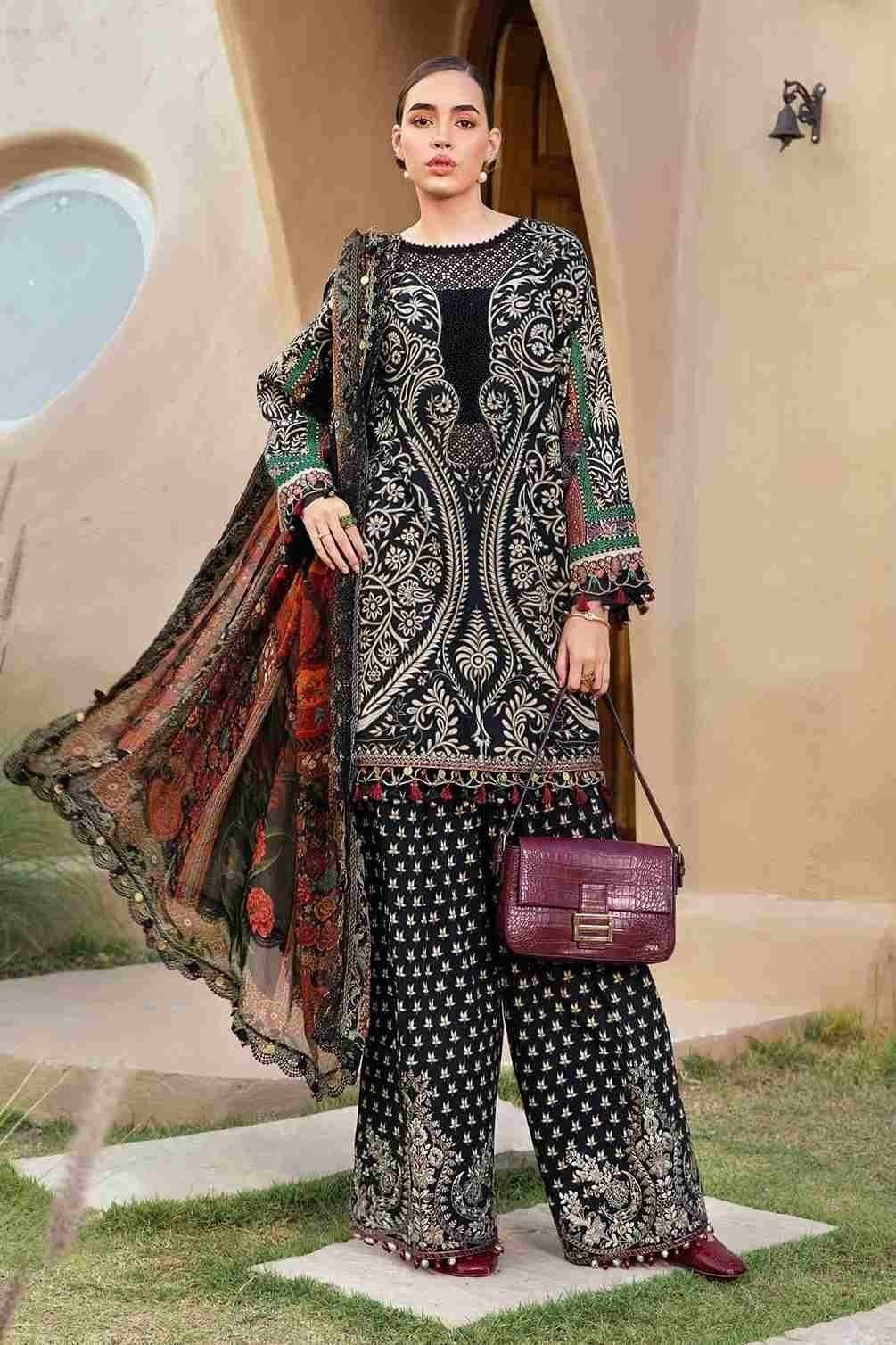 M.B MPrints Embroidered Lawn 2b