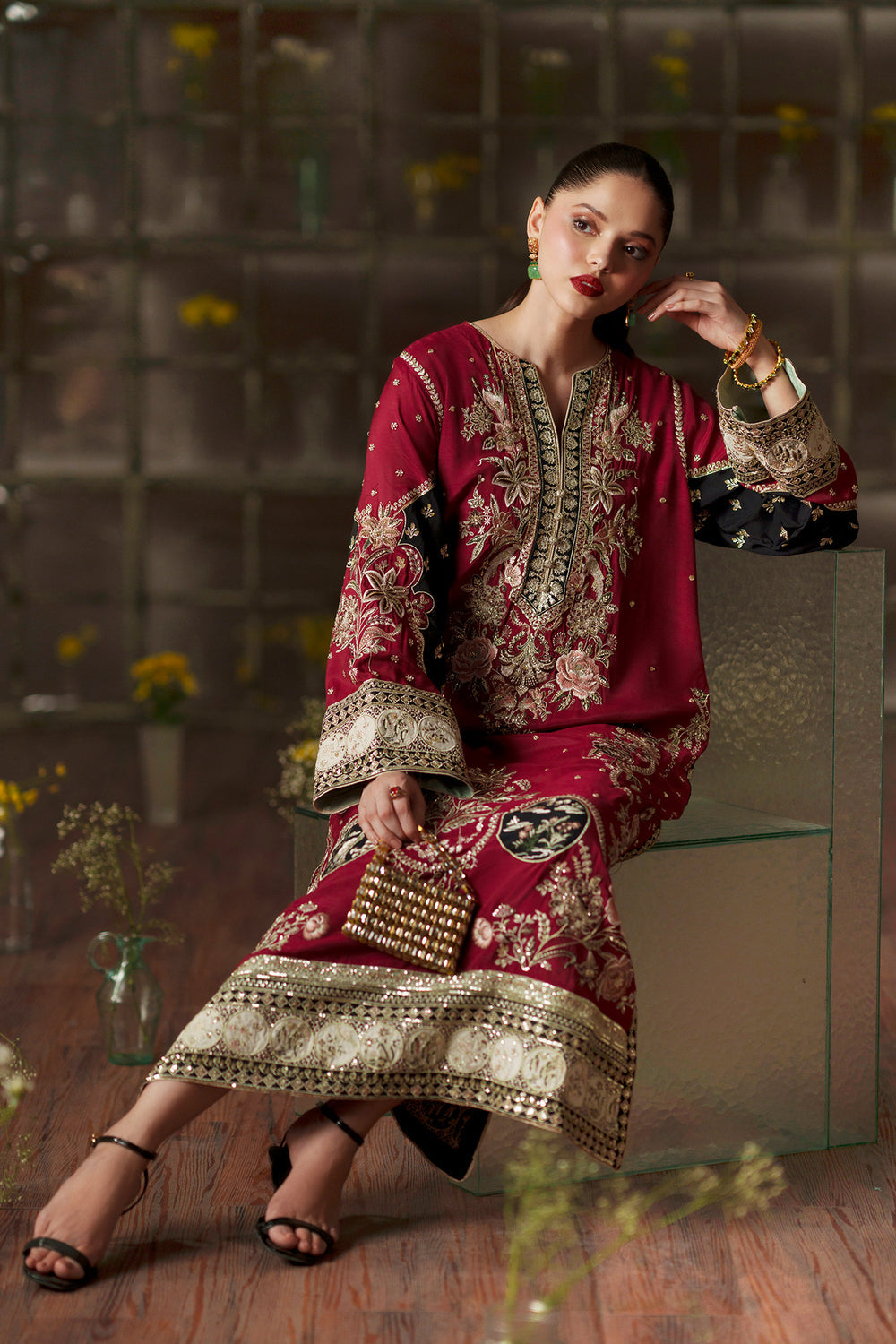 Ethnc | Ruby kaftan