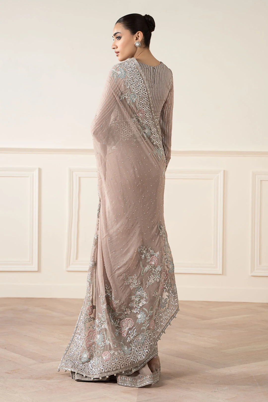 M.B Saree | Fluent Rose Pink