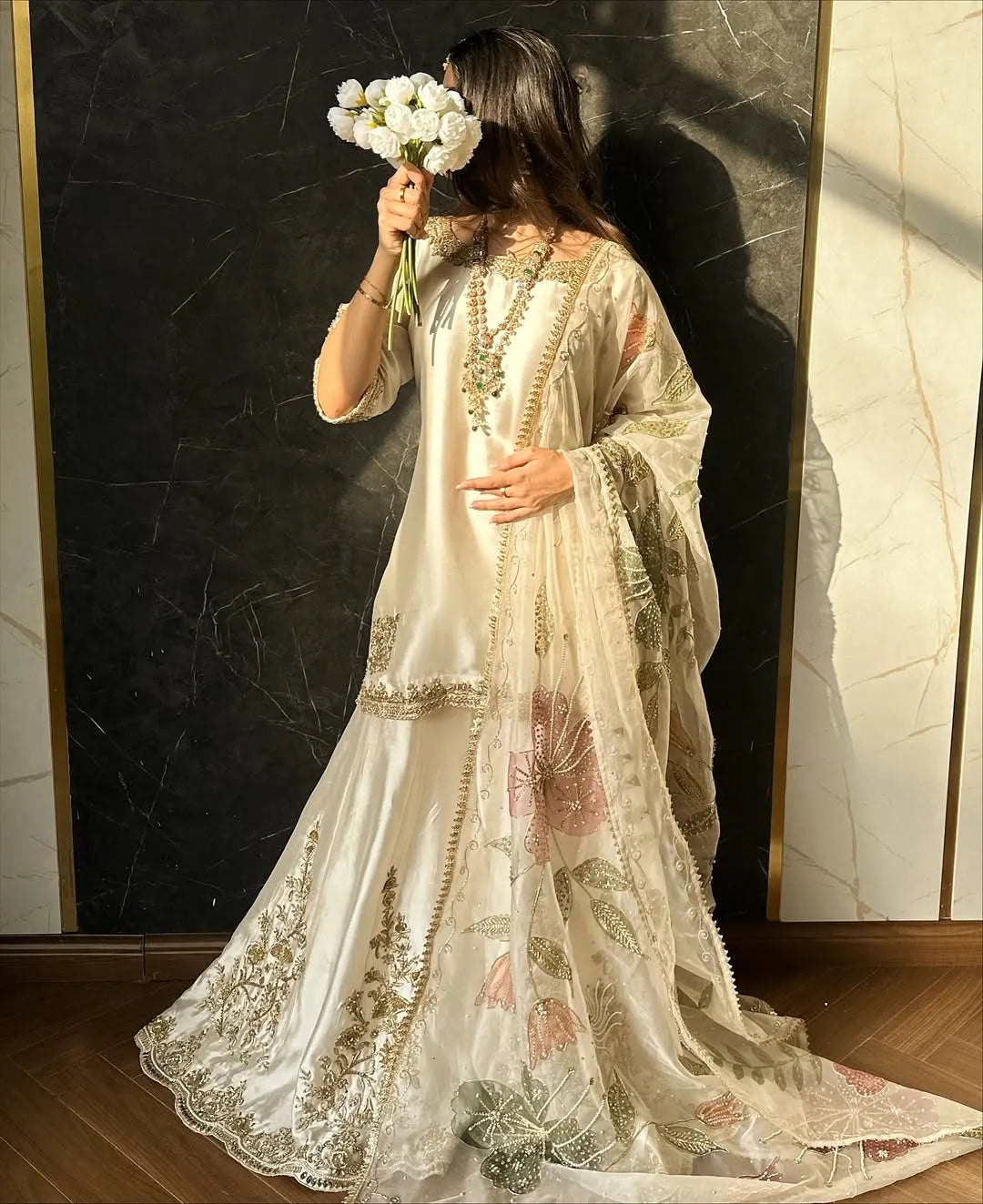 Meerab - Nikkah silk set