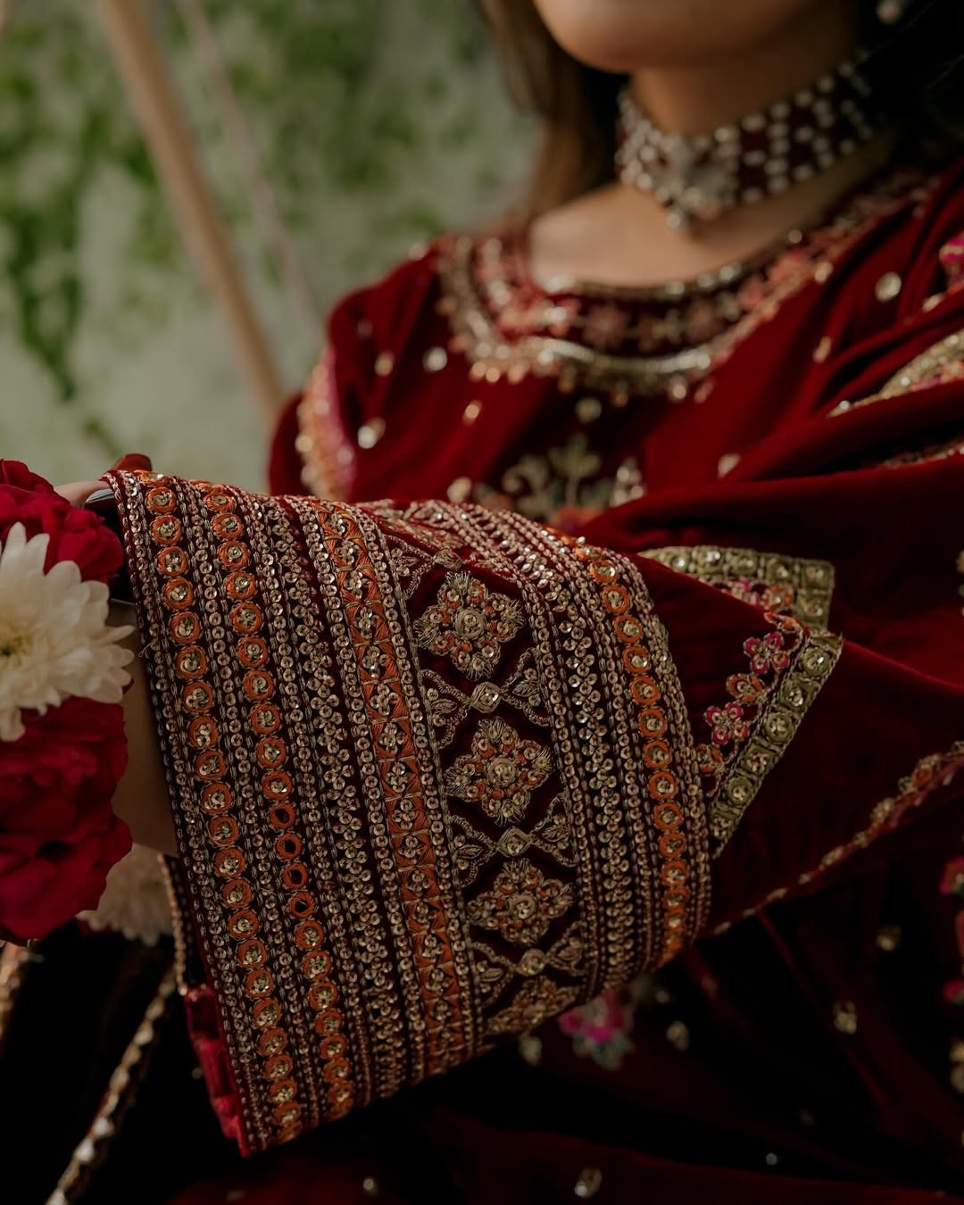 Aneela’s VELVET - Mehroon Warm