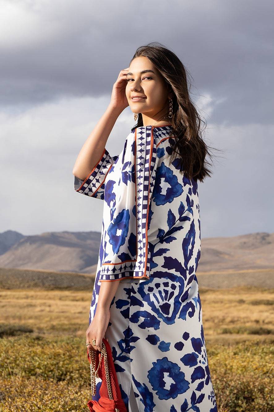 Lulusar Top Kaftan 3 pc