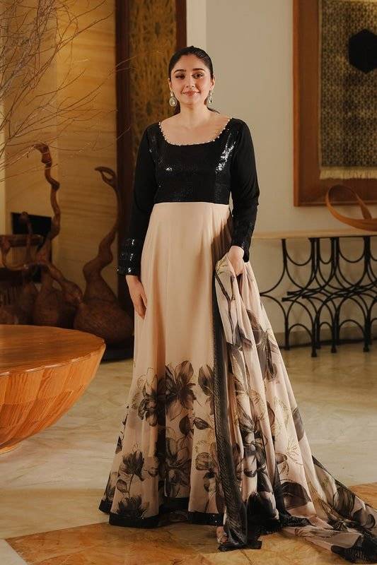 LULUSAR FARAIL CHIFFON DIGITAL MAXI