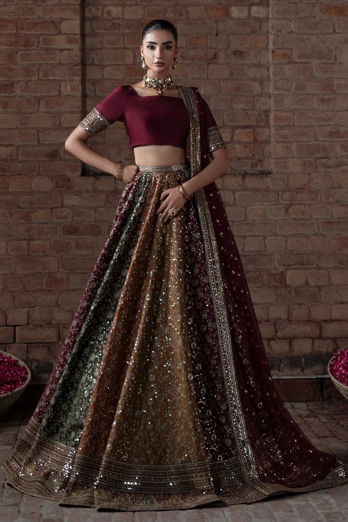 Mina kashif - Lengha choli