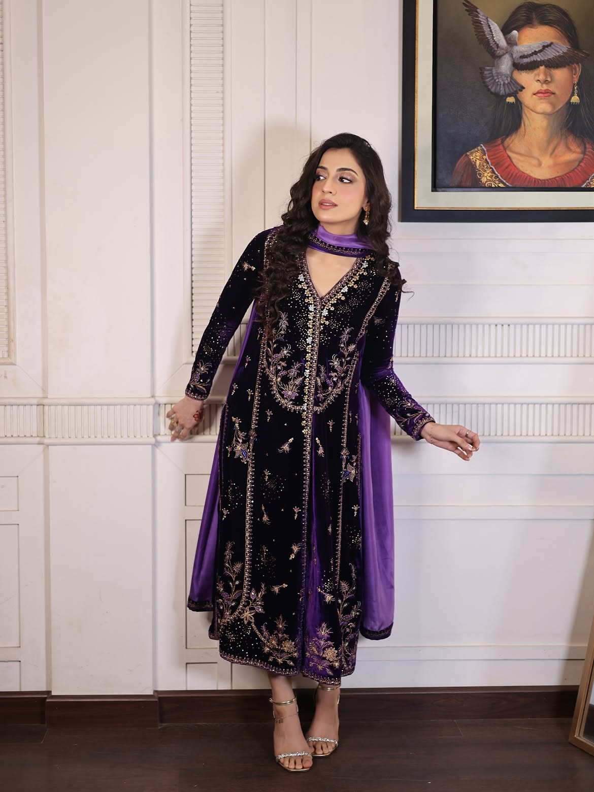 Farah talib aziz - Velvet purple