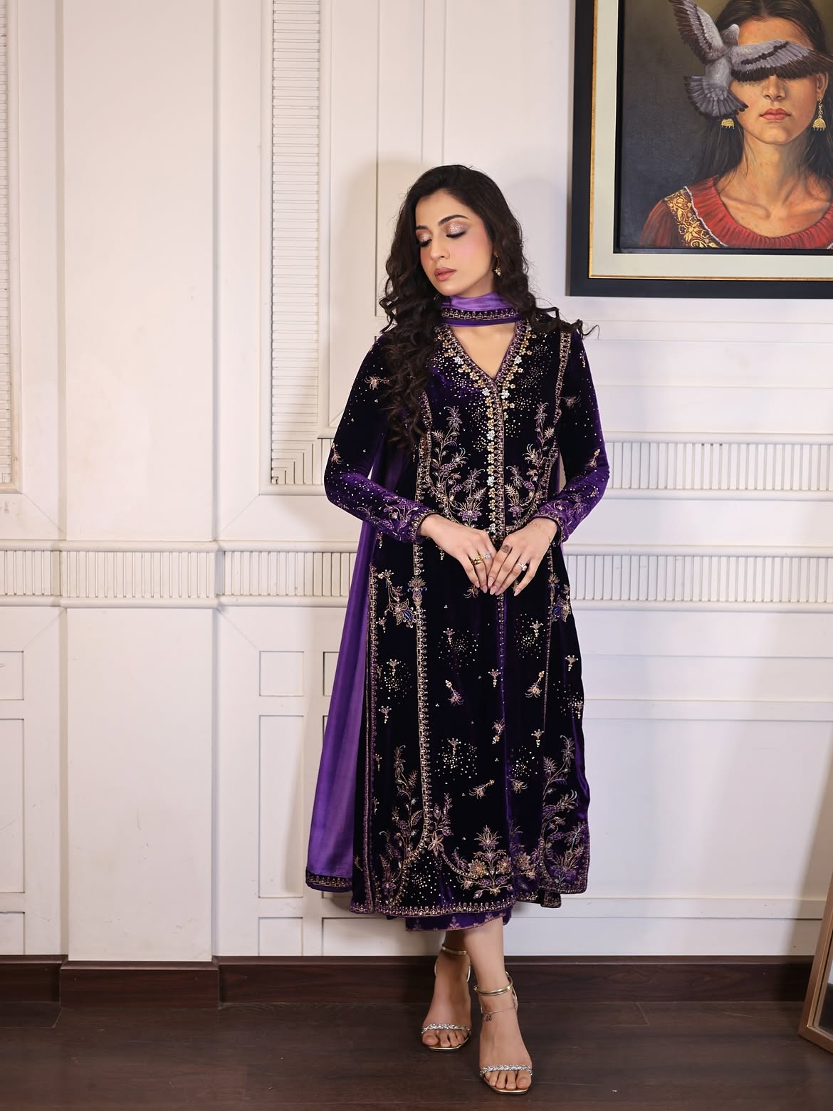 Farah talib aziz - Velvet purple