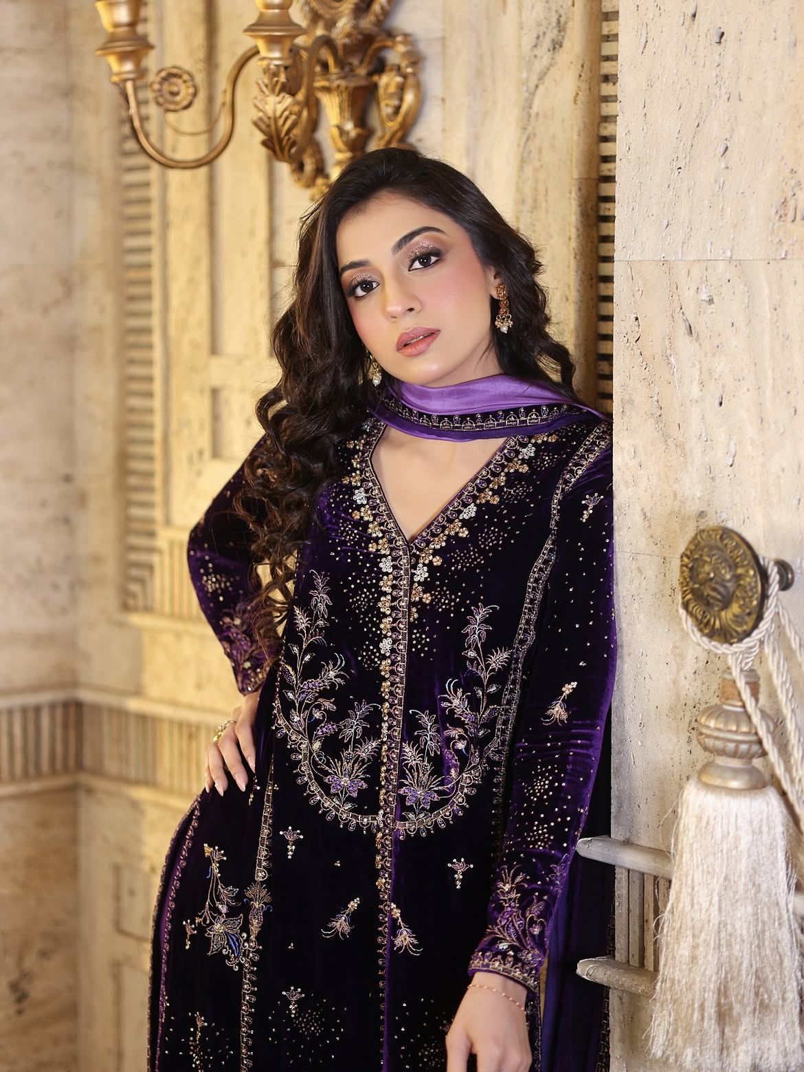 Farah talib aziz - Velvet purple