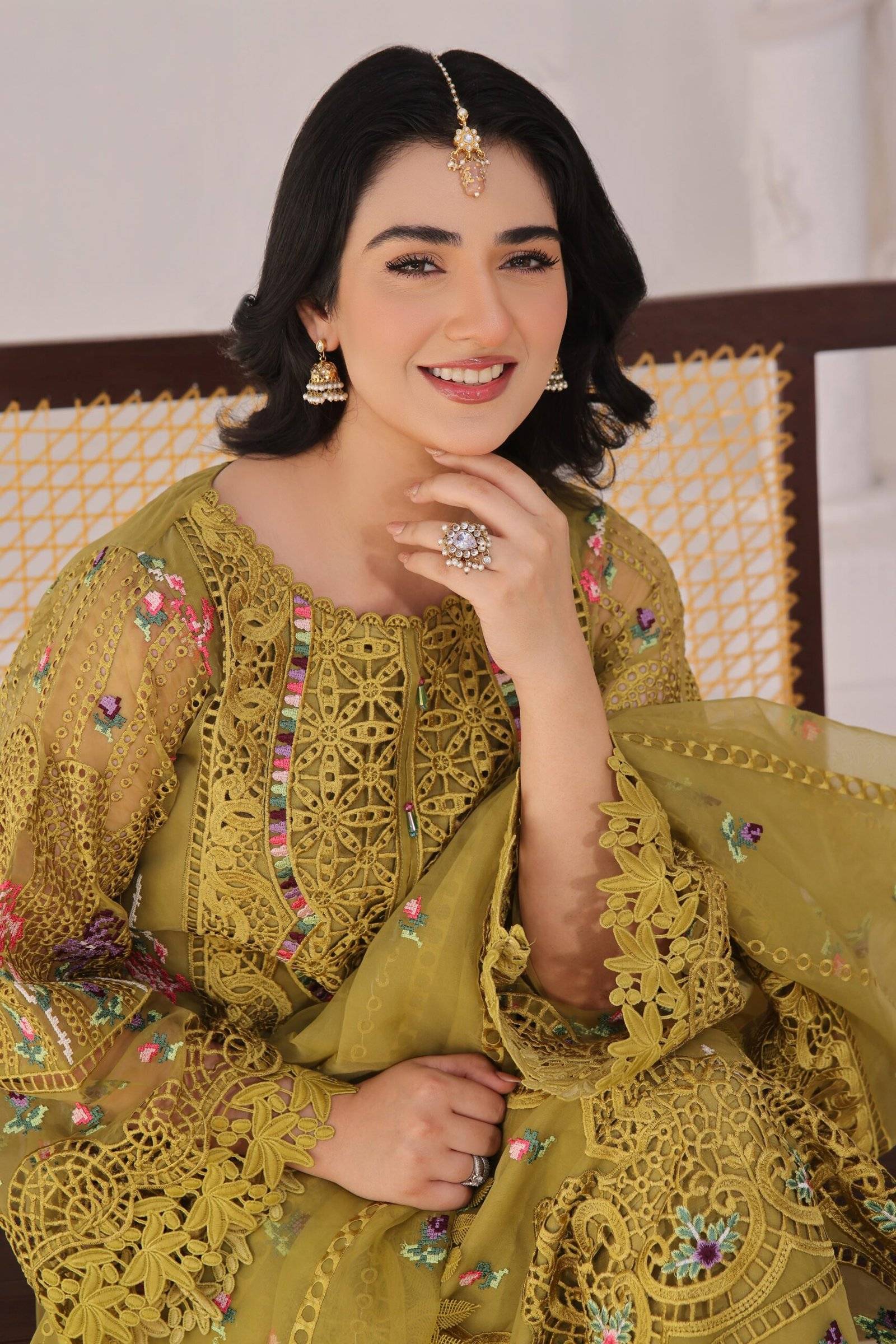 Aneela’s Sara khan Organza