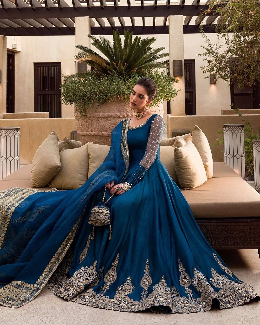 FAIZA SAQLAIN CHIFFON MAXI