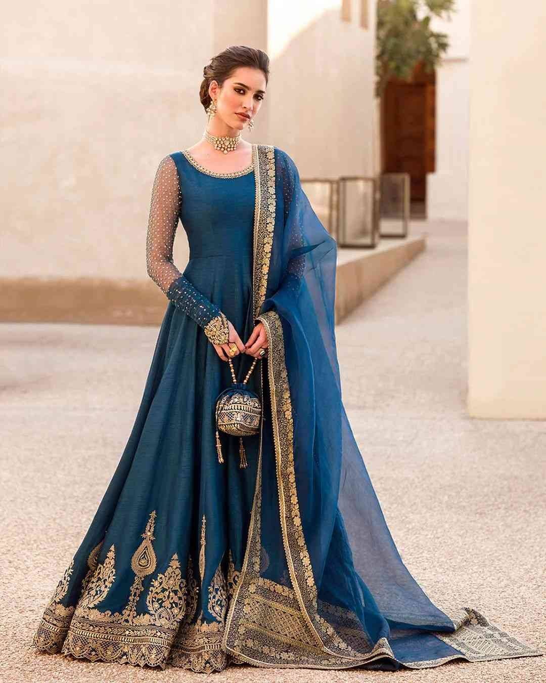 FAIZA SAQLAIN CHIFFON MAXI