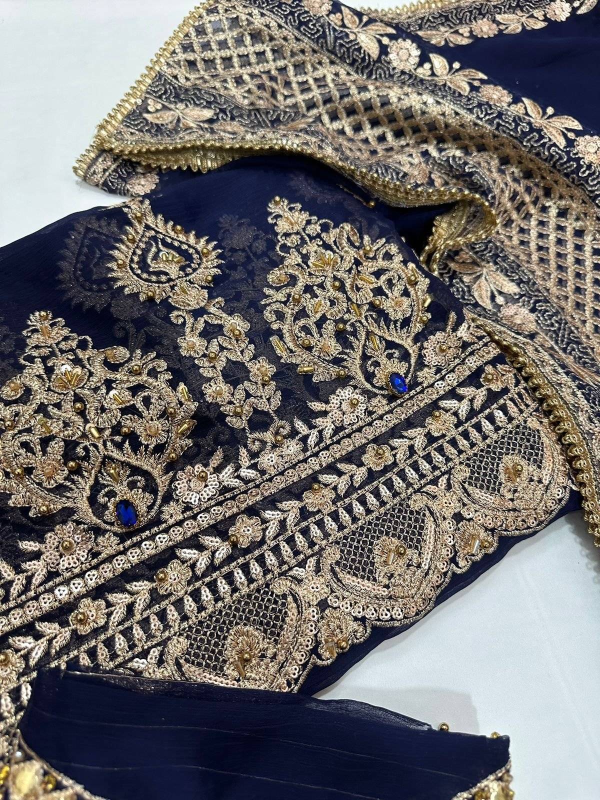 FAIZA SAQLAIN CHIFFON MAXI