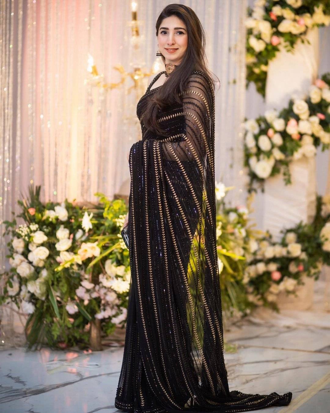 Maryam Nafees CHIFFON SAREE