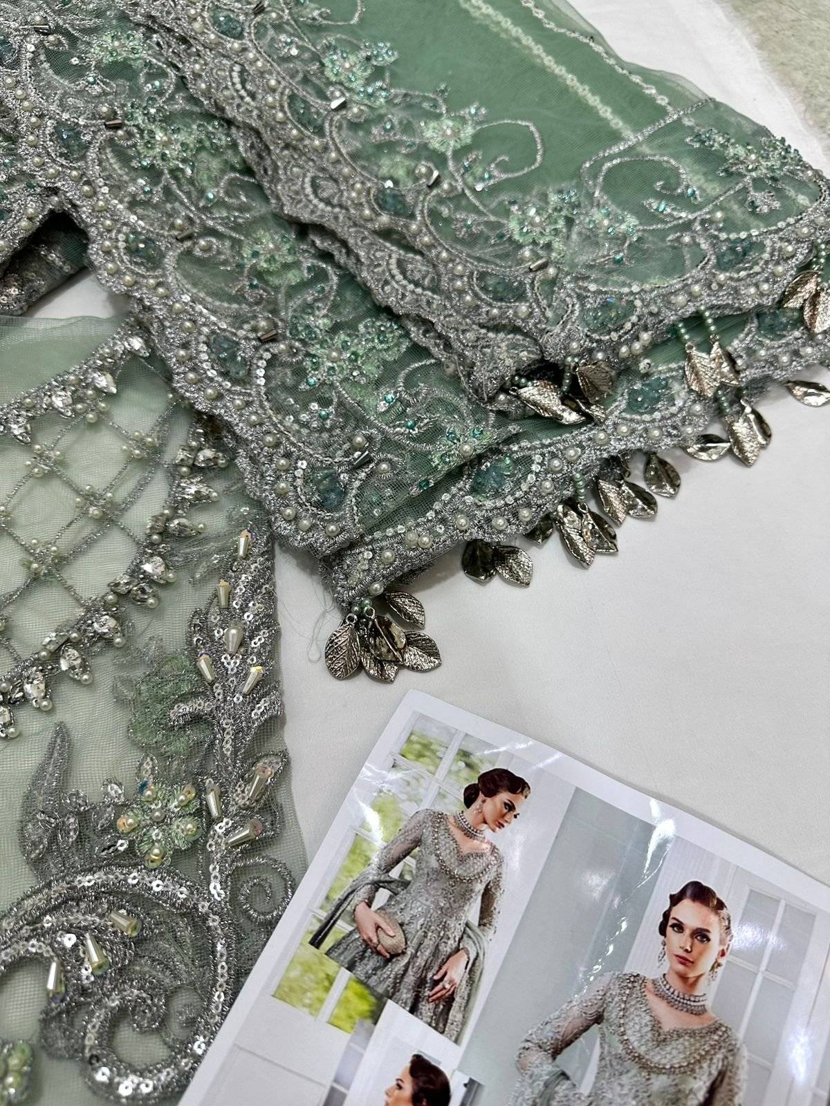 MB COUTURE MINT MAXI/lengha