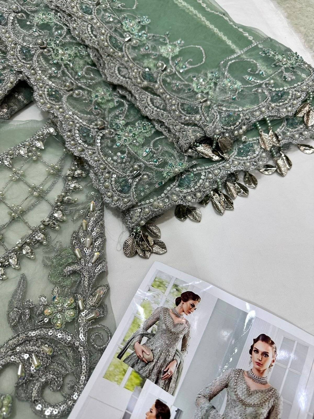 MB COUTURE MINT MAXI/lengha