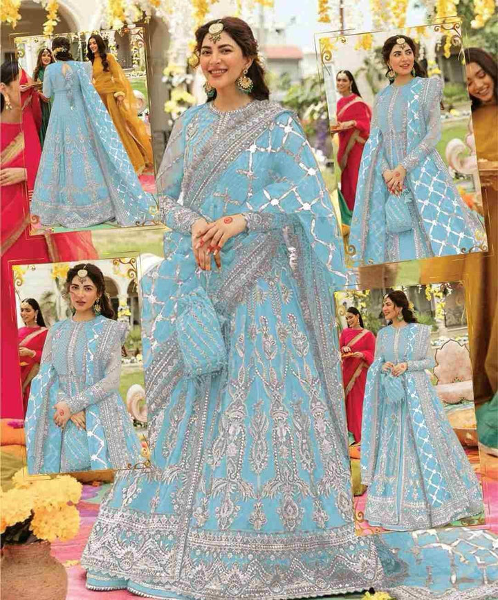 Afrozeh Ferozi Color Maxi