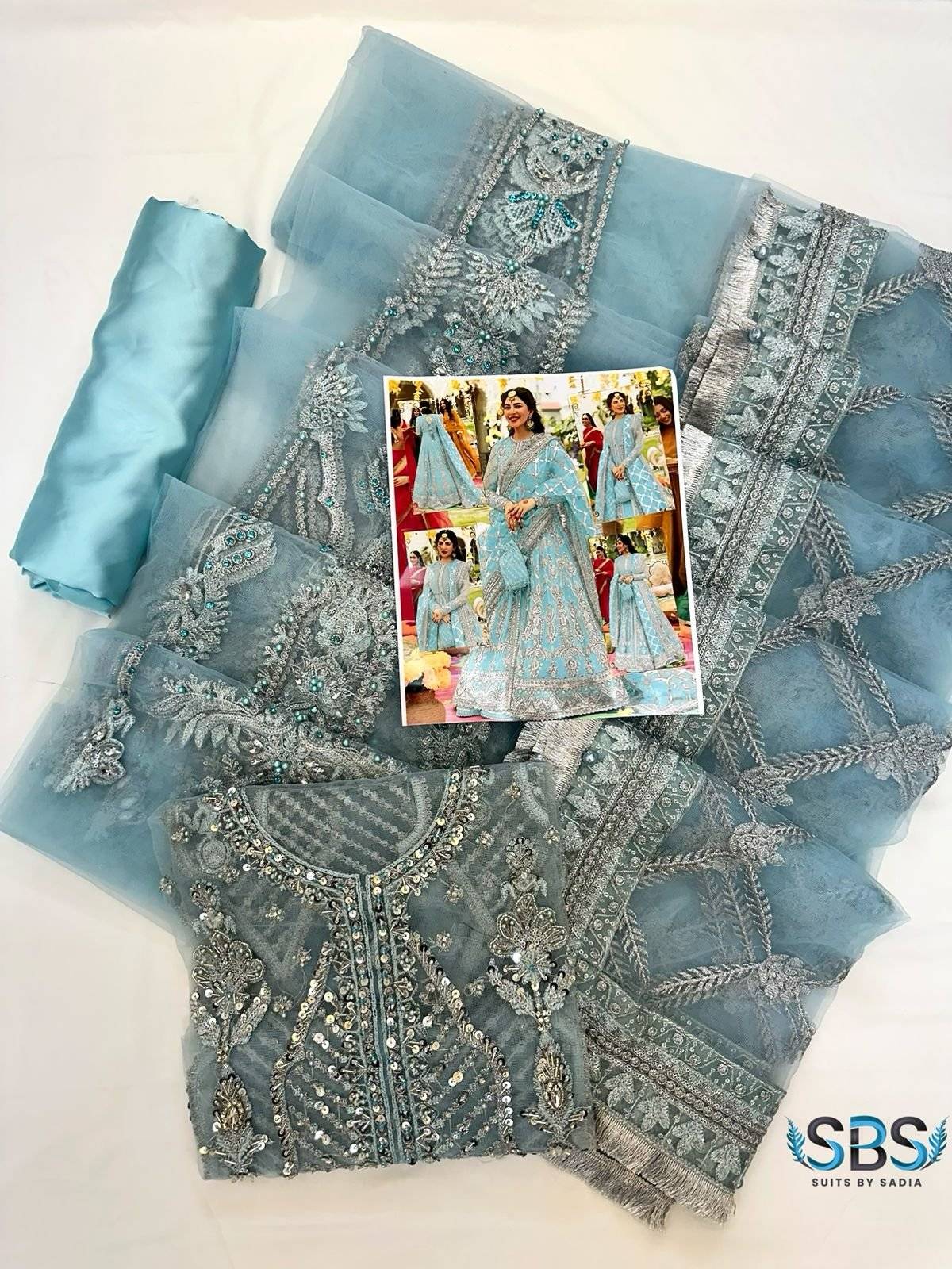 Afrozeh Ferozi Color Maxi